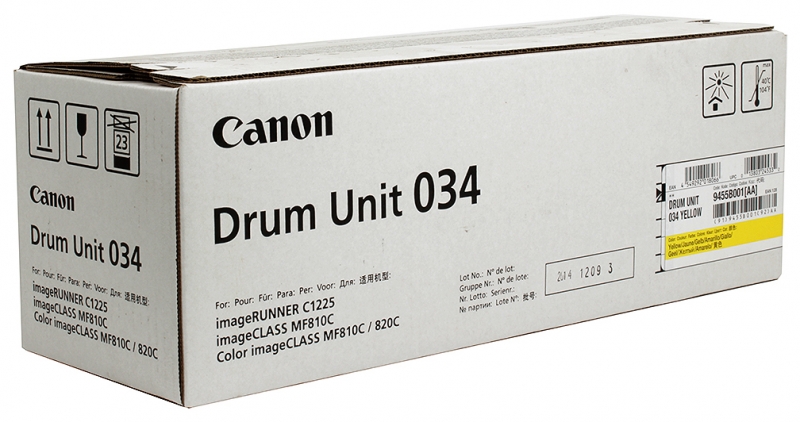 Скупка картриджей drum C-EXV034 Y 9455B001 в Балашихе